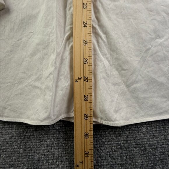 Massimo Dutti Slim Fit Size 40 (15.75) Men White Long Sleeve Button Up Shirt - Picture 3 of 16